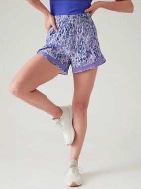 ATHLETA High Rise Mesh Racer Shorts size XXS